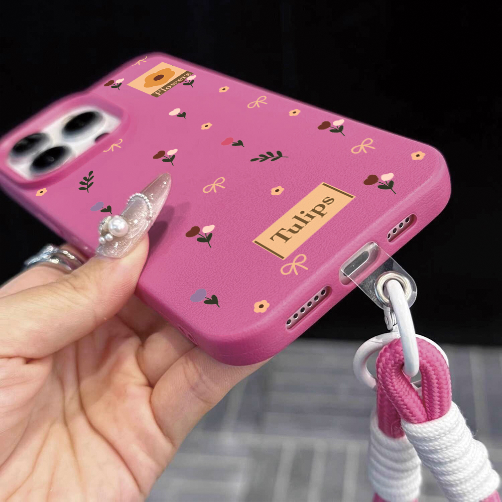 Tulip Bow Strap Rope Phone Cas - Phone Cases Leather recension och pris