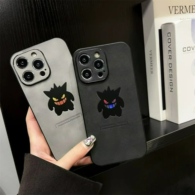 Cartoon Anime Gengar Leather T - Phone Cases Leather recension och pris
