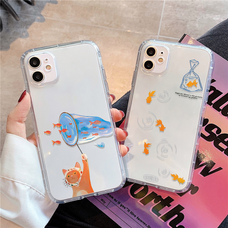 Lovely Fishes Clear Phone Case - Phone Cases Xr recension och pris