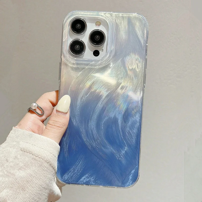 Glitter Gradient Blue Starry S - Phone Cases Blue recension och pris