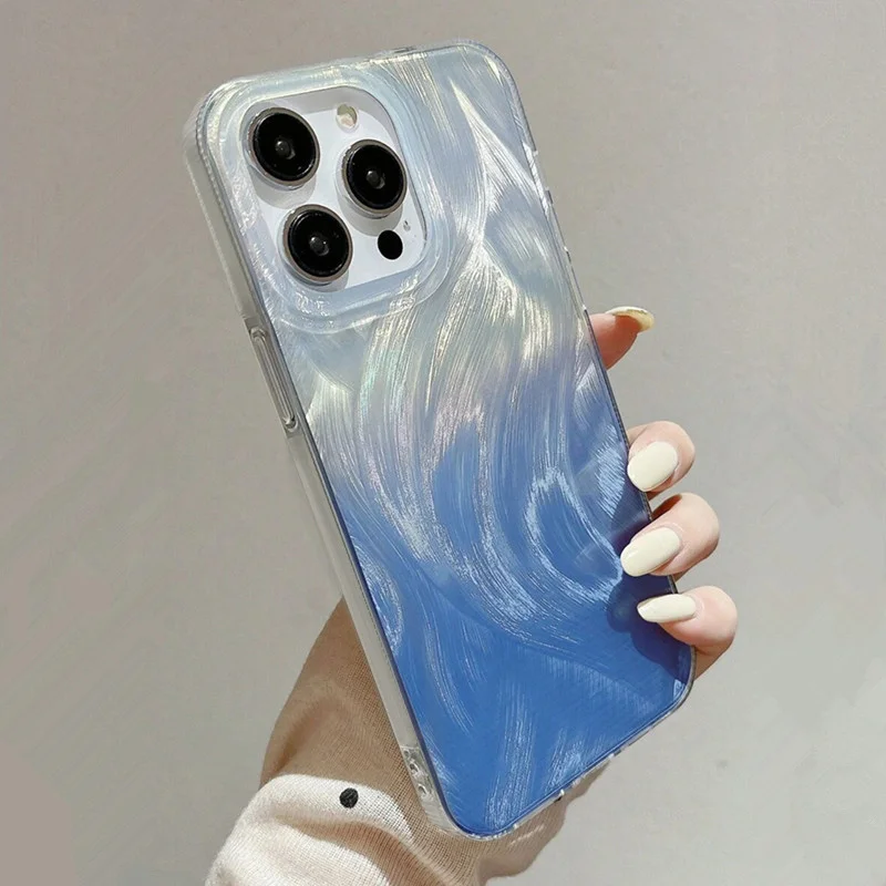 Glitter Gradient Blue Starry S - Phone Cases Blue recension och pris