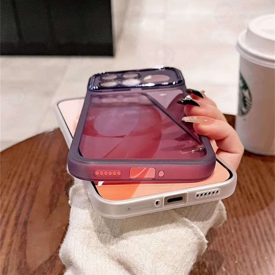 Simple With Lens Protect Film  - Transparent Thin Case recension och pris