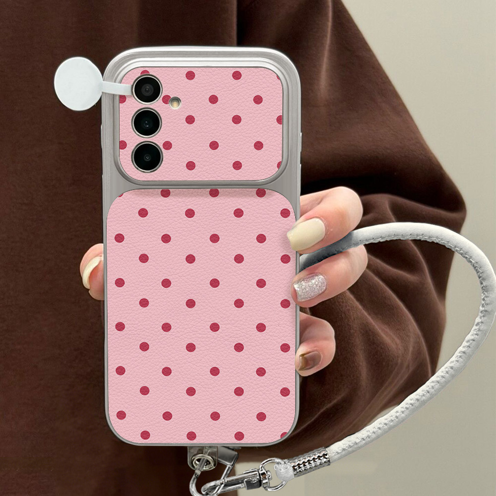 Candy Color Dots Lychee Phone  - Phone Cases Leather recension och pris