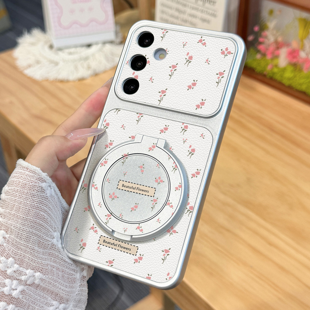 Cute Pink Floral Phone Case Fo - Phone Cases Leather recension och pris