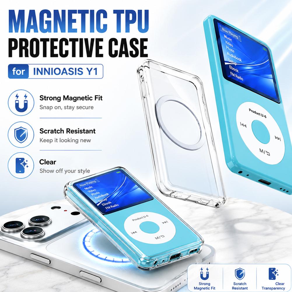 For INNIOASIS Y1 Case Magnetic - Transparent Thin Case recension och pris
