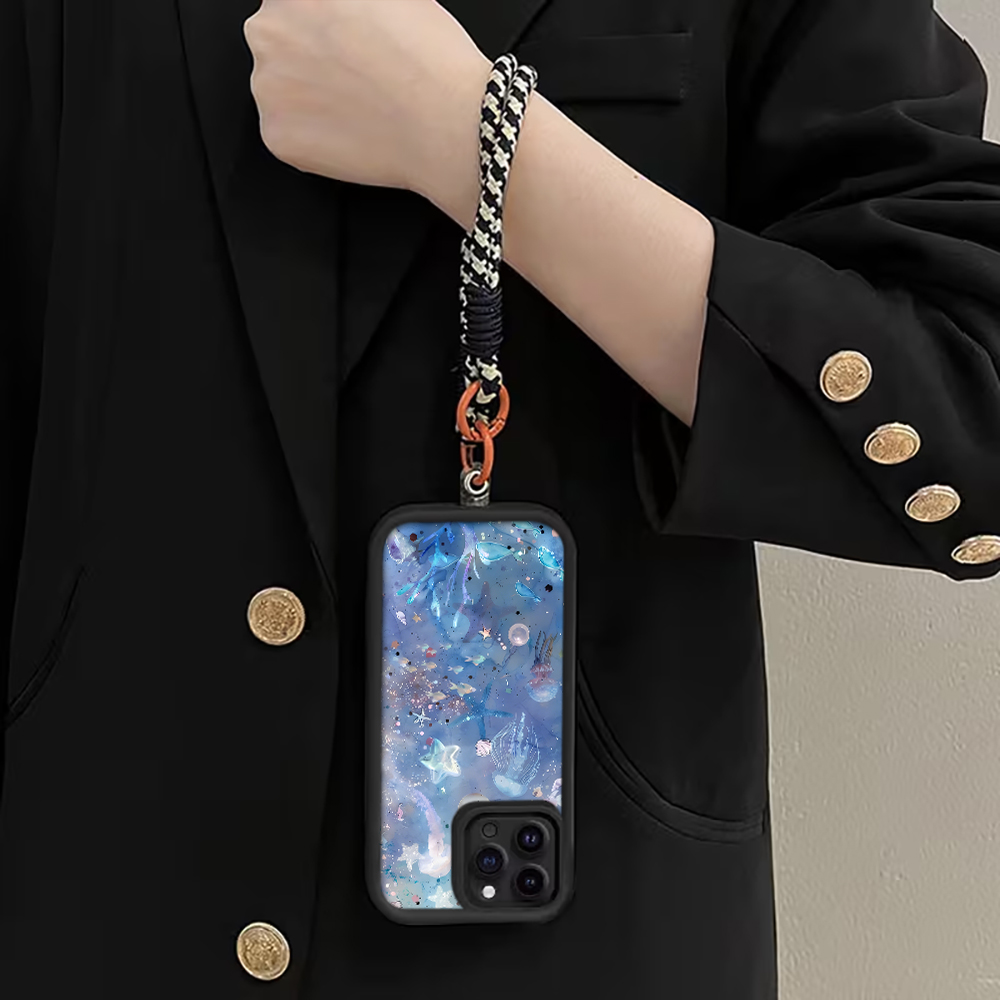 Blue Purple Jellyfish Strap Ro - Phone Cases Blue recension och pris