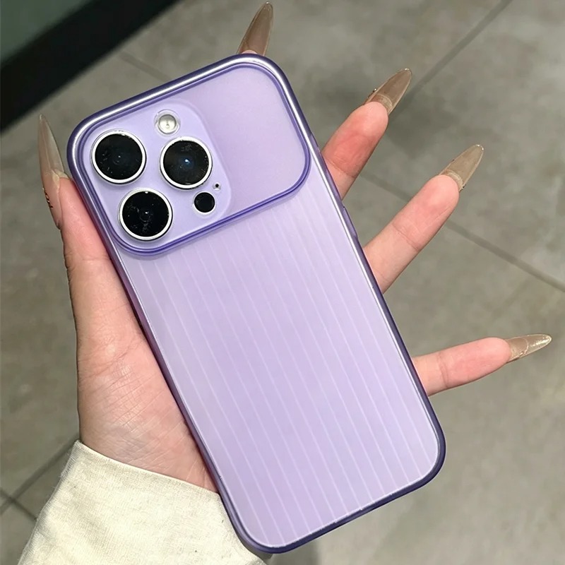 Luxury Corrugated Soft Matte T - Transparent Thin Case recension och pris