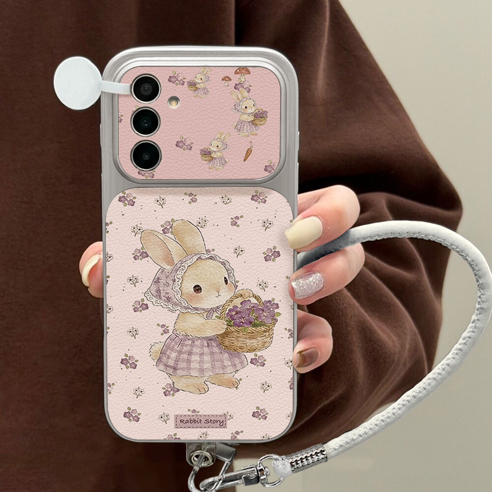 Cute Rabbit Leather Phone Case - Phone Cases Leather recension och pris
