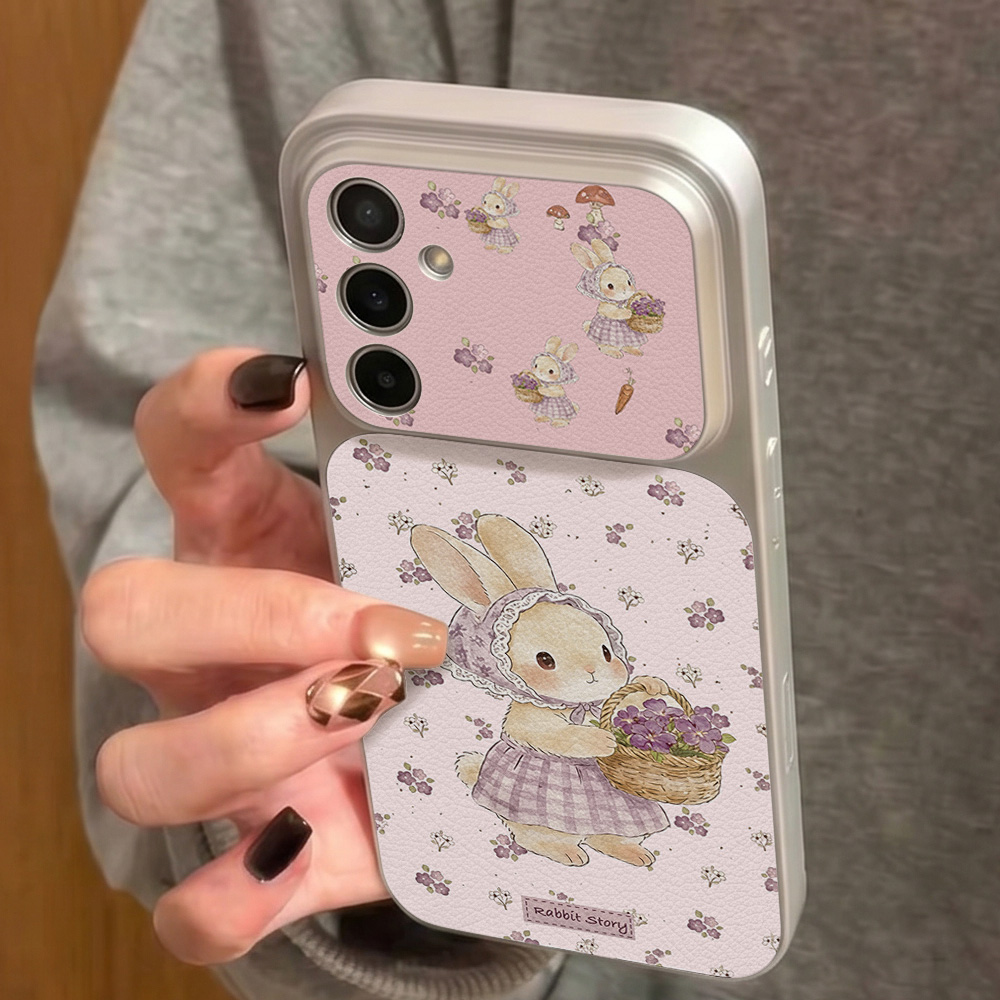 Cute Rabbit Leather Phone Case - Phone Cases Leather recension och pris