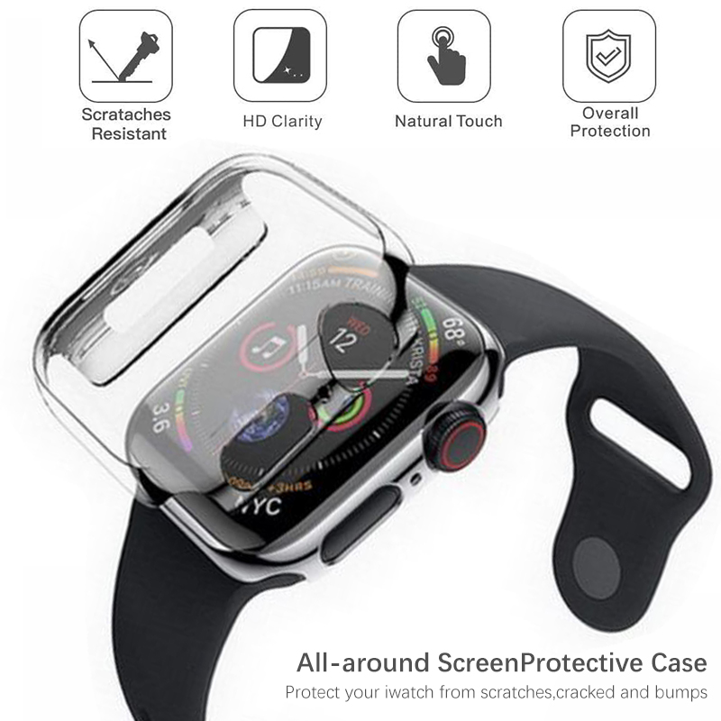 1PC 44\40mm Ultra-thin Hard Sc - Transparent Thin Case recension och pris