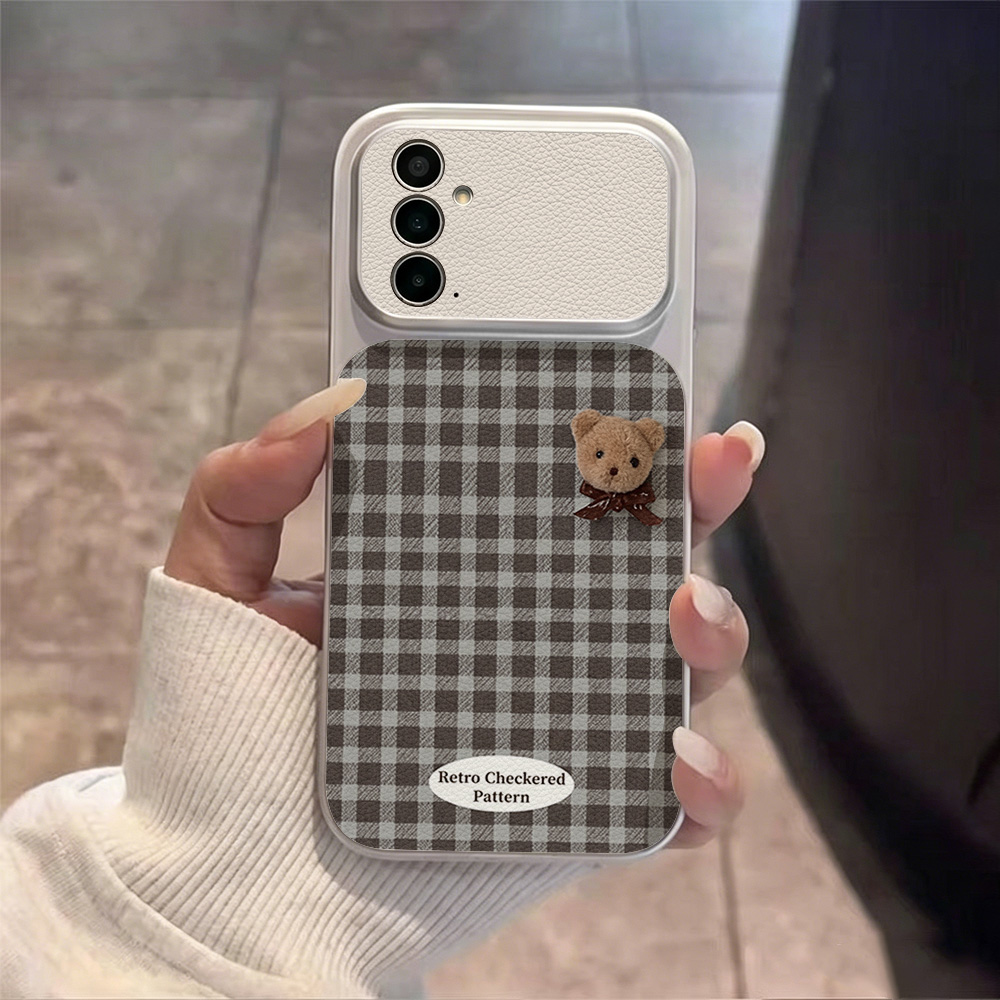 Cute Bear Phone Case For Samsu - Phone Cases Leather recension och pris