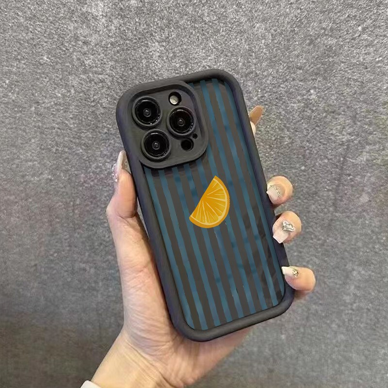 Striped Lemon Slice Pattern Ph - Phone Cases Xr recension och pris