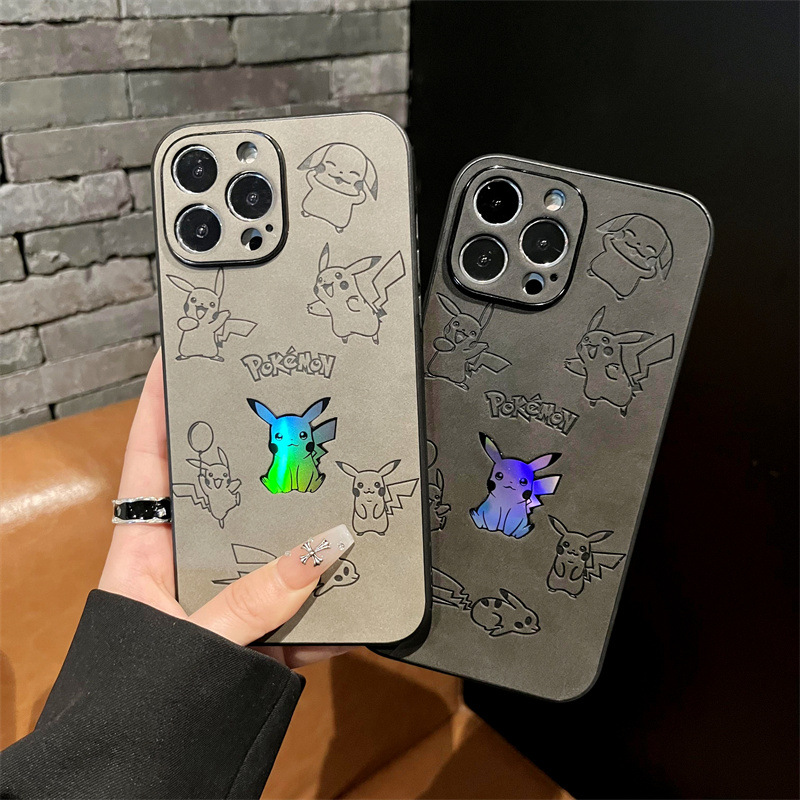 Cartoon Pikachu Faux Leather L - Phone Cases Leather recension och pris