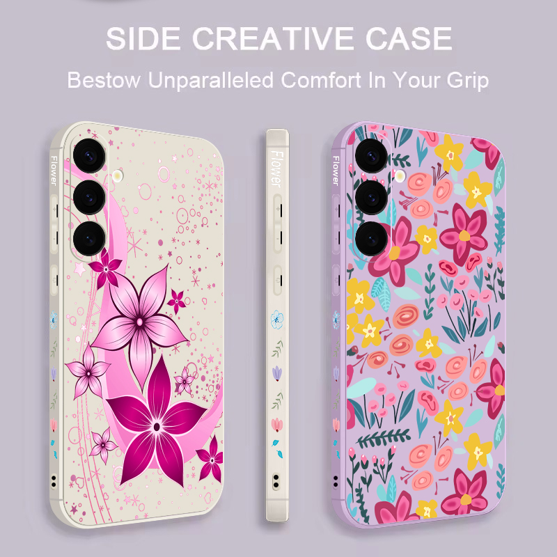 Flowers Floral Pattern Phone C - Phone Cases Motorola Edge 2025 recension och pris