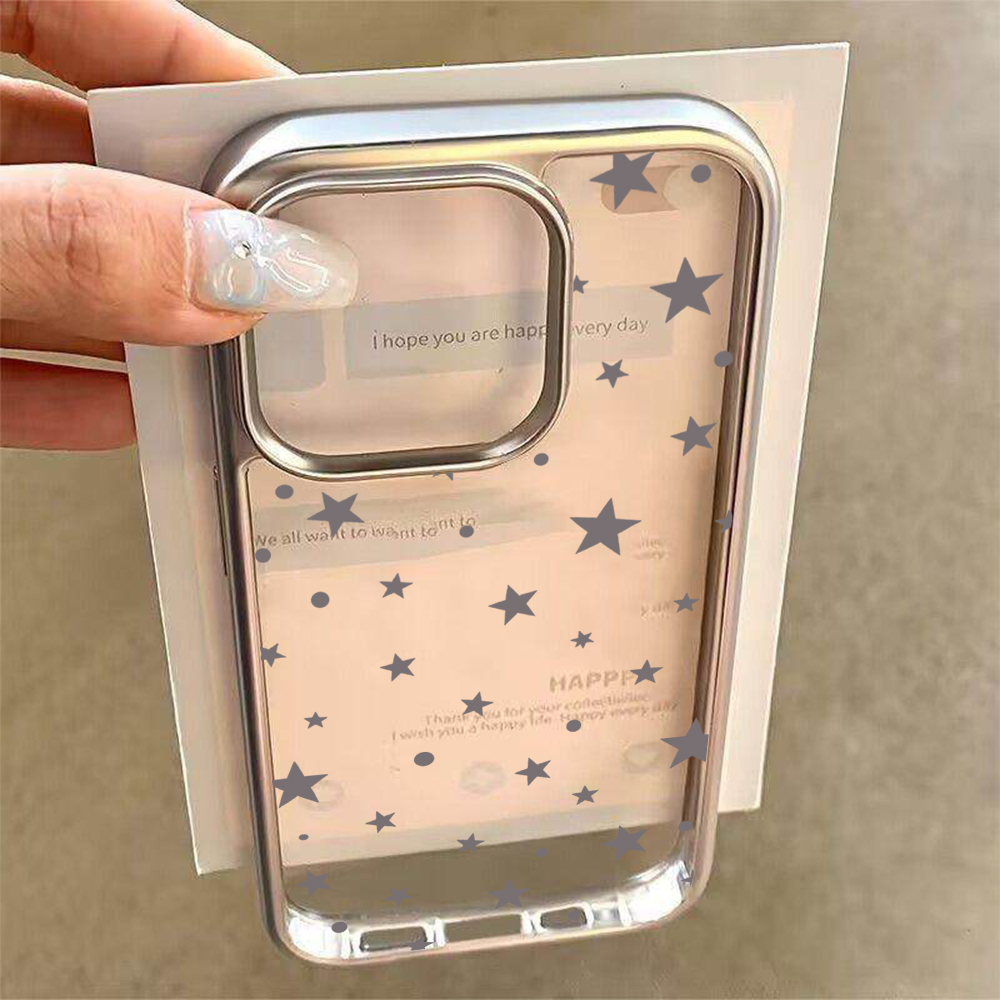 Y2K Stars Fashion Clear Cases  - Phone Cases Xr recension och pris