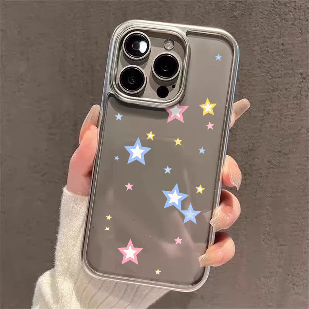 Y2K Stars Fashion Clear Cases  - Phone Cases Xr recension och pris