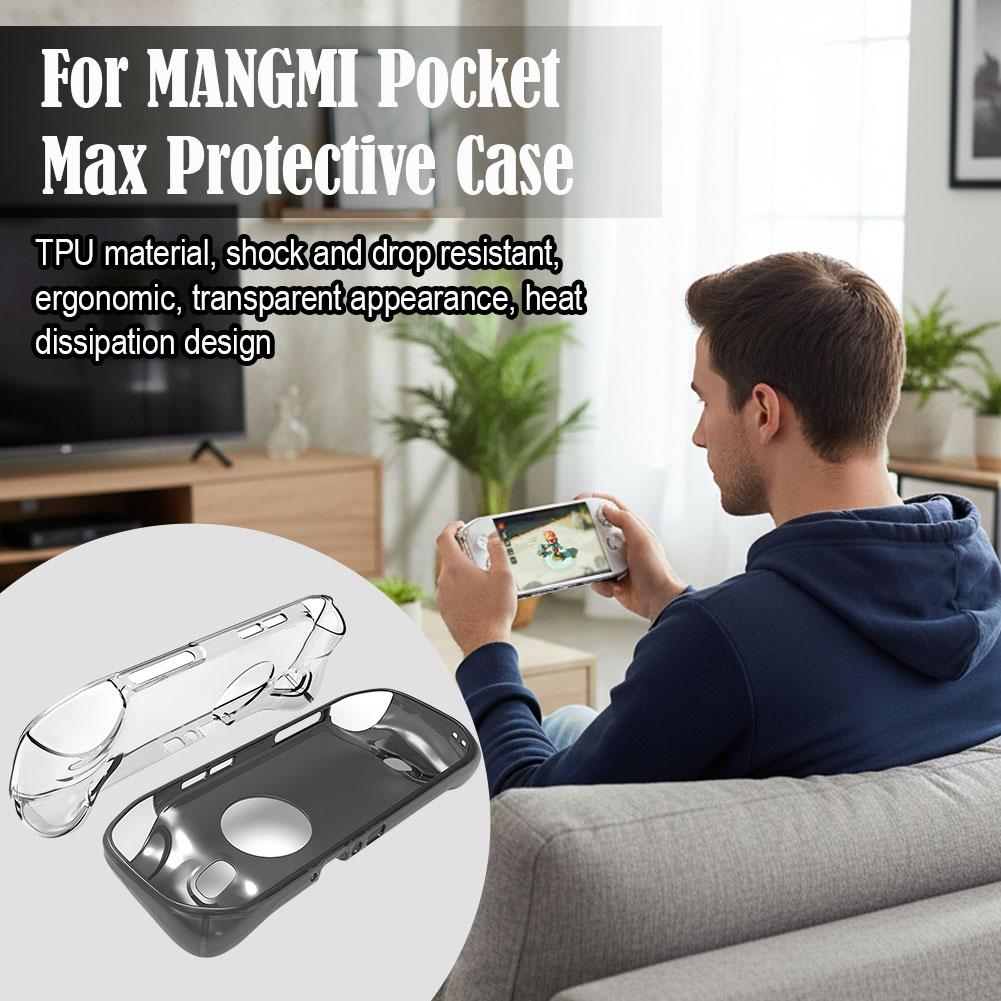 For MangMi Pocket Max TPU Tran - Transparent Thin Case recension och pris