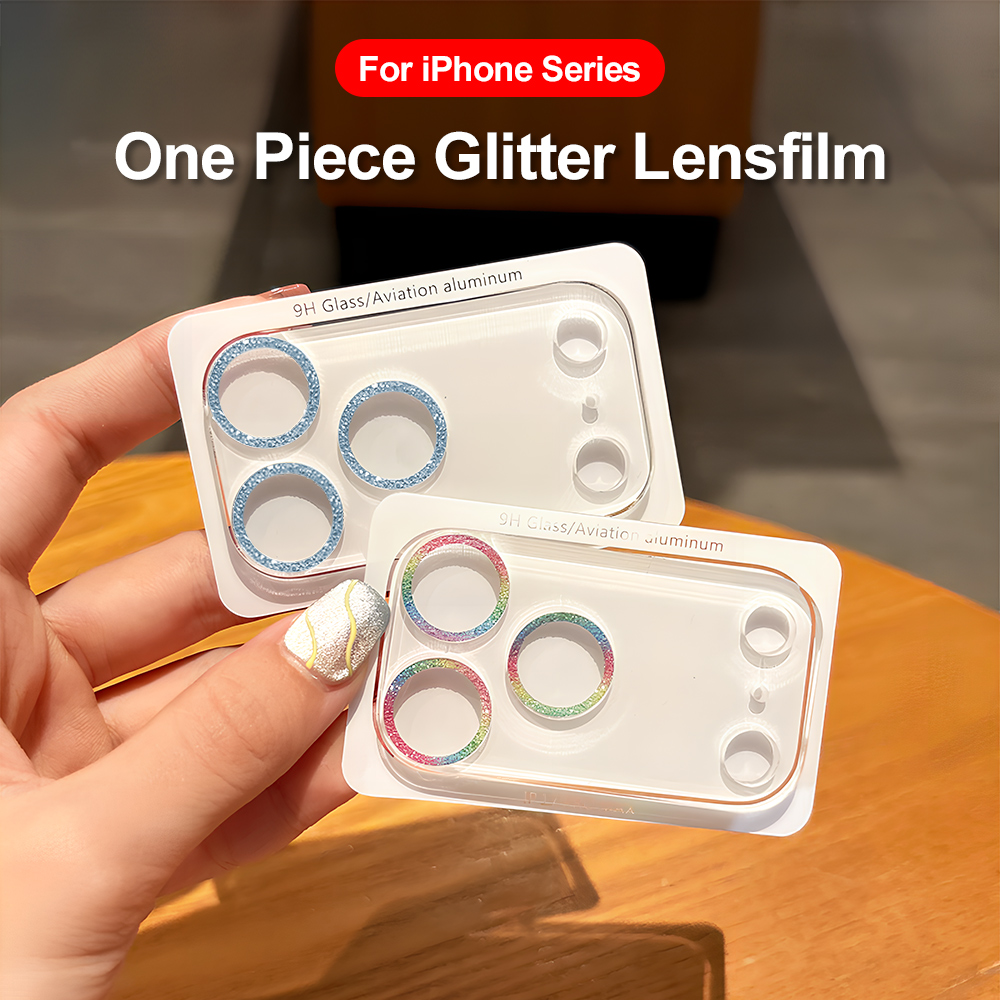 Glitter Camera Lens Protector  - Transparent Thin Case recension och pris